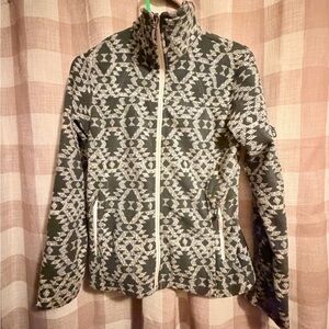 Columbia Black and White Patterned Jacket